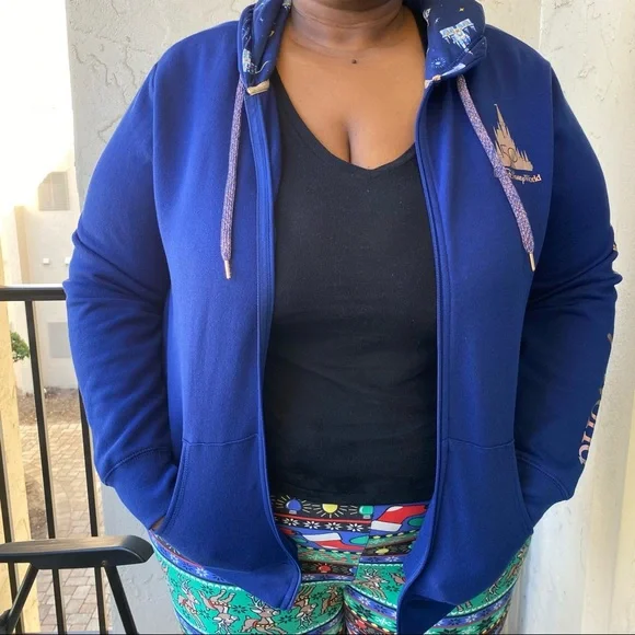 COPY - Disney 50th Anniversary Zip Up Hoodie Sweatshirt Jacket - Picture 7 of 11